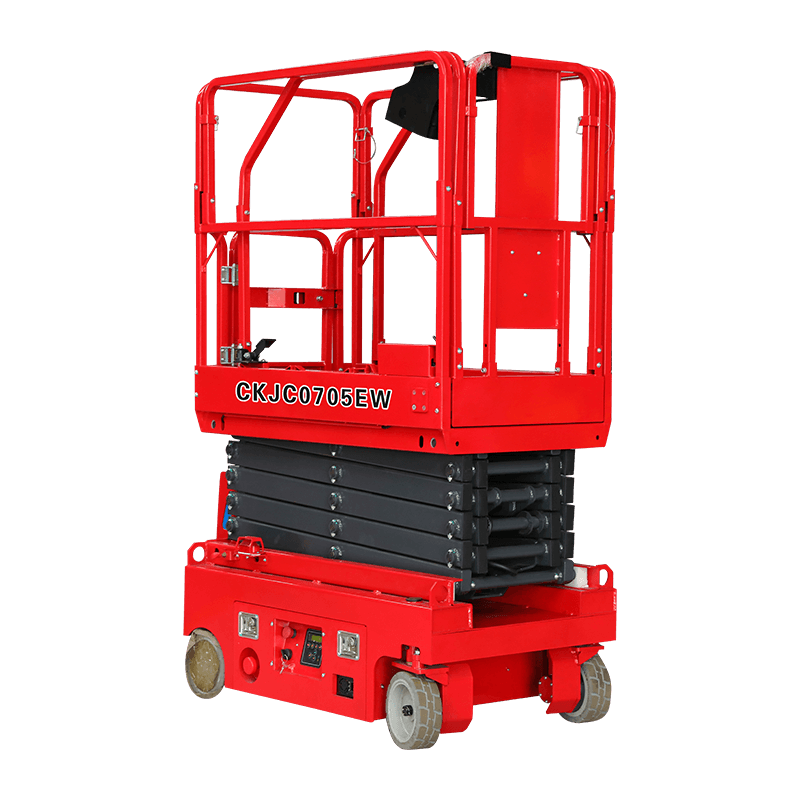 CKJC0705EH CKJC0604EH CKJC0503EH Mini Electric Hydraulic steering Mobile Scissor Lift 