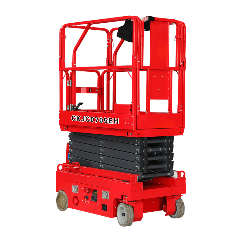 CKJC0705EH CKJC0604EH CKJC0503EH Mini Electric Hydraulic steering Mobile Scissor Lift