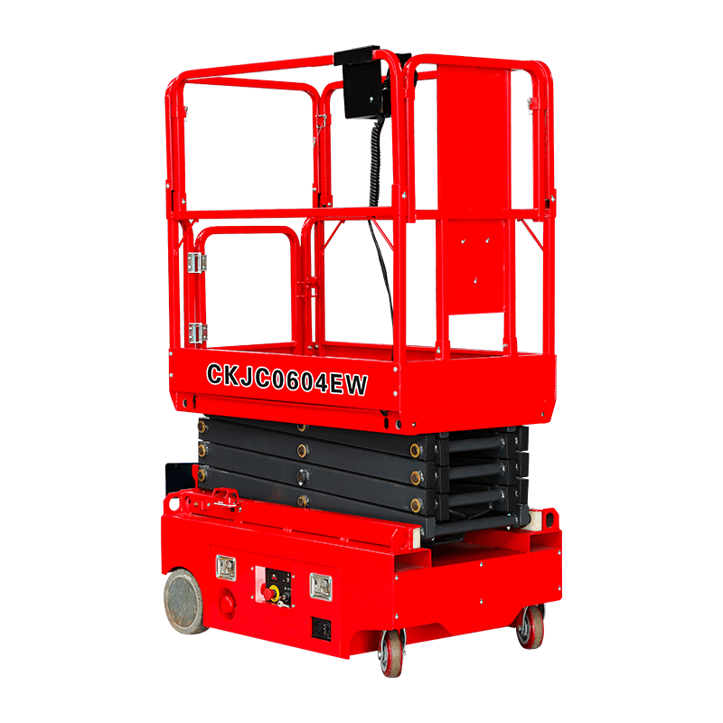 CKJC0705EW CKJC0604EW CKJC0503EW Mini Electric Mobile Scissor Lift with Universal Wheel